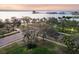 Stunning sunset view over calm water and city at 595 5Th Ne Ave, St Petersburg, FL 33701