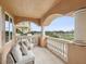 Relaxing balcony with seating, offering scenic views at 595 5Th Ne Ave, St Petersburg, FL 33701