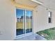 Sliding glass door leading to backyard at 6834 Blue Moon Way, Sun City Center, FL 33573