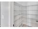 Walk-in pantry with wire shelving for ample storage at 6834 Blue Moon Way, Sun City Center, FL 33573