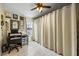 Bright home office features built-in shelving and window at 8615 Carroll Oaks Dr, Tampa, FL 33614