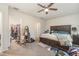 Main bedroom with ensuite bathroom access and a large walk-in closet at 9215 Royal River Cir, Parrish, FL 34219