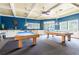 Community game room with two billiard tables at 1018 Caravel Ct, Tarpon Springs, FL 34689