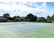 Two well-maintained tennis courts for recreation at 1018 Caravel Ct, Tarpon Springs, FL 34689