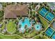 Resort-style amenities including pools and tennis courts at 10804 Wicker Park Pl, Palmetto, FL 34221