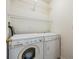 Convenient laundry room with washer and dryer hookups at 1311 Powderpuff Dr # 4, Dunedin, FL 34698