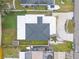 Overhead view of a home, showcasing its roofline and backyard at 1807 W Crawford St, Tampa, FL 33604