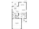 Floor plan showing a two-car garage, kitchen, breakfast nook, Gathering room, and dining room at 1966 Hawks View Dr, Ruskin, FL 33570