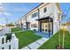 Row of modern townhouses with private yards at 2608 W Columbus Dr # 5, Tampa, FL 33607