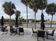 Outdoor patio furniture with waterfront views at 2616 Cove Cay Dr # 102, Clearwater, FL 33760