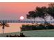 Stunning sunrise over the water with bridge in the distance at 2616 Cove Cay Dr # 102, Clearwater, FL 33760