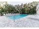 Inviting community pool with plenty of lounge chairs at 2815 Holly Bluff Ct, Plant City, FL 33566