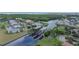 Waterfront community with boat docks and lush landscaping at 302 Latitude Pl, Apollo Beach, FL 33572