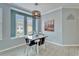 Charming breakfast nook with a retro table and window seating at 302 Latitude Pl, Apollo Beach, FL 33572