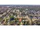 Wide aerial view showing home's location in a residential area at 3152 Karen Ave, Largo, FL 33774