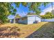 Back exterior view of the light blue house at 3152 Karen Ave, Largo, FL 33774