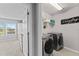 Convenient laundry room with washer and dryer at 5636 Silver Sun Dr, Apollo Beach, FL 33572