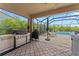 Outdoor kitchen with grill and stainless steel appliances at 5636 Silver Sun Dr, Apollo Beach, FL 33572