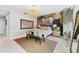 Bright bedroom with large windows, comfortable bed, and stylish decor at 1208 E Kennedy Blvd # 410, Tampa, FL 33602