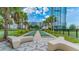 Outdoor shuffleboard court with two lanes and seating at 1208 E Kennedy Blvd # 410, Tampa, FL 33602