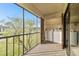 Laundry room with washer and dryer on the balcony at 130 Lakeview Way # 130, Oldsmar, FL 34677