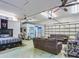 Large garage with multiple uses and a roll up door at 1503 Limona Rd, Brandon, FL 33510