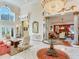 Open living room with views to formal dining area at 1503 Limona Rd, Brandon, FL 33510
