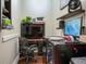 Home office featuring a computer, desk, and comfortable chair at 1503 Limona Rd, Brandon, FL 33510