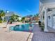 Inviting pool with adjacent pool house and patio at 1503 Limona Rd, Brandon, FL 33510