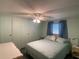 Spacious bedroom with light walls, ceiling fan, and ample closet space at 1710 7Th Sw St # 83, Ruskin, FL 33570