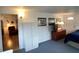Bedroom with access to living room and built-in storage at 1710 7Th Sw St # 83, Ruskin, FL 33570