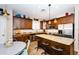 Spacious kitchen with granite countertops and stainless steel appliances at 17443 Glenapp Dr, Land O Lakes, FL 34638