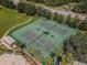 Two tennis courts with ample space for players at 17443 Glenapp Dr, Land O Lakes, FL 34638
