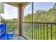 Relaxing screened porch with wooded views at 18119 Sterling Gate Cir # 18119, Tampa, FL 33647