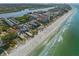 Aerial view showcasing beach front location at 19734 Gulf Blvd # 202, Indian Shores, FL 33785