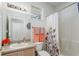 Simple bathroom with a shower/tub combo and updated vanity at 20922 Jaffa Ln, Land O Lakes, FL 34637