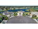 Property view from above, showing location within community at 2501 Sapphire Greens Ln, Sun City Center, FL 33573