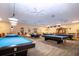 Recreation room with multiple billiard tables at 2501 Sapphire Greens Ln, Sun City Center, FL 33573