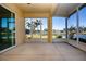 Spacious screened patio overlooking a peaceful lake at 2501 Sapphire Greens Ln, Sun City Center, FL 33573