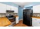 Updated kitchen with stainless steel appliances and wood countertops at 2755 Morningside Dr, Clearwater, FL 33759