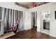 Spacious bedroom with wood floors and en-suite bathroom at 3303 Brigadoon Dr, Clearwater, FL 33759