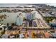 Aerial view showing building location and parking at 400 64Th Ave # 508, St Pete Beach, FL 33706