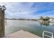 Scenic view from the dock showcasing the calm water and neighborhood at 407 Boca Ciega Point N Blvd, St Petersburg, FL 33708