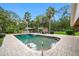 Refreshing pool with a spacious patio area at 525 Appaloosa Rd, Tarpon Springs, FL 34688