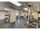Well-equipped fitness center featuring various exercise machines at 7050 Sunset S Dr # 208, South Pasadena, FL 33707