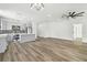 Open living space with kitchen, dining, and living room areas at 7711 N Orleans Ave, Tampa, FL 33604