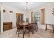 Cozy dining room featuring a wood table and hutch at 9422 Bellhaven St, Temple Terrace, FL 33637