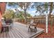 Spacious backyard deck with seating area, perfect for outdoor entertaining at 1530 Rollen Rd, Clearwater, FL 33755