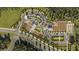 Aerial view of farm, parking, and roads at 17638 Happytrails St, Land O Lakes, FL 34638