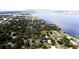 Aerial view showing home's location near Manatee Memorial Hospital and the water at 1815 2Nd E Ave, Bradenton, FL 34208